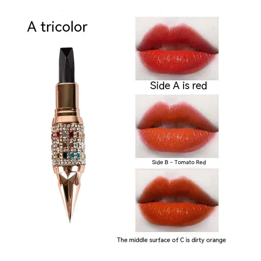 Tri-Color Queen Matte Lipstick