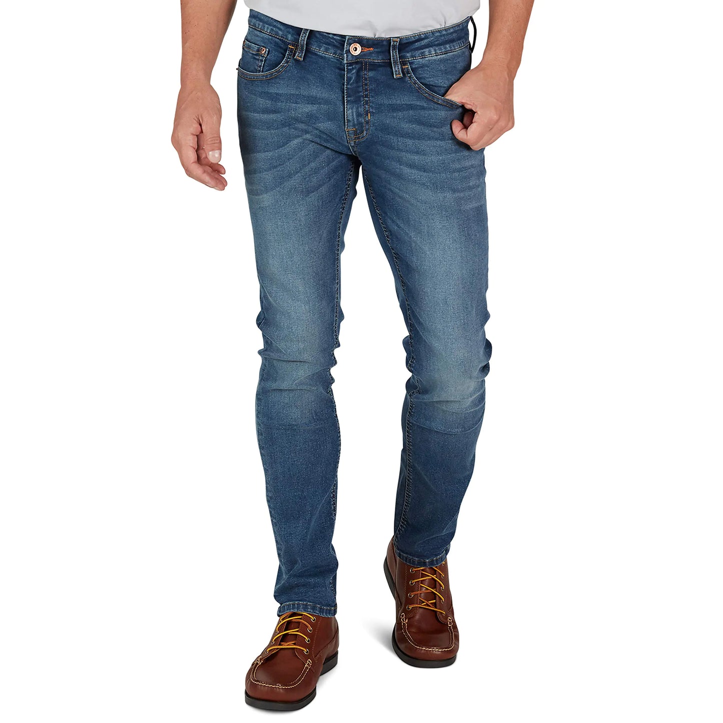 Weatherproof Vintage Soft Stretch Men's Jeans | Slim Fit | Blue & Black