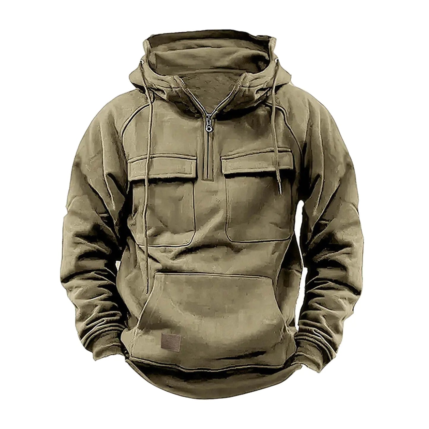 Lenag Men's Tactical Quarter-Zip Hoodie