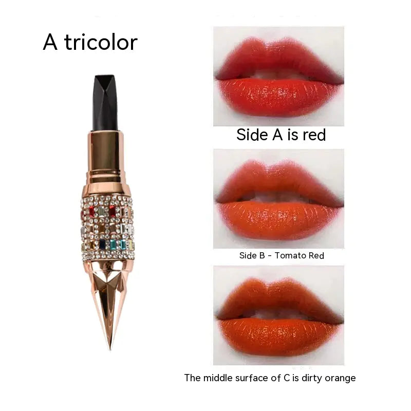 Tri-Color Queen Matte Lipstick