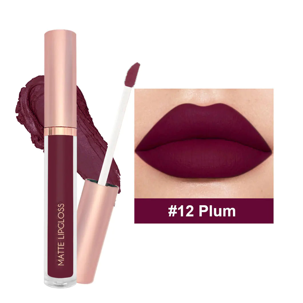 Nude Spectrum 12-Shade Matte Lip Gloss