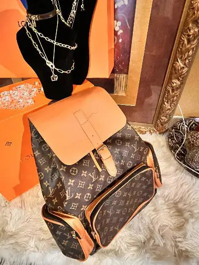 louis vuitton Chic Multi-Pocket Backpack